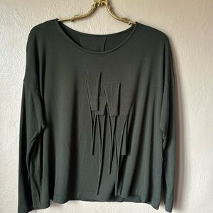 XD Xenia Design Green Blouse Size Small